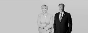 Senior partners Lynn Murray and Derek Key of Key Murray Law.